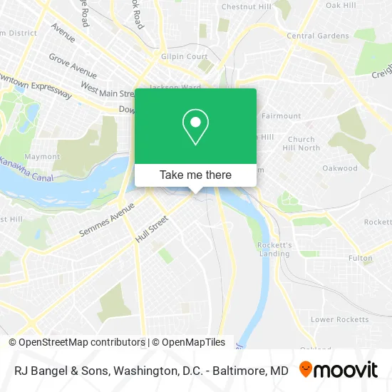 RJ Bangel & Sons map