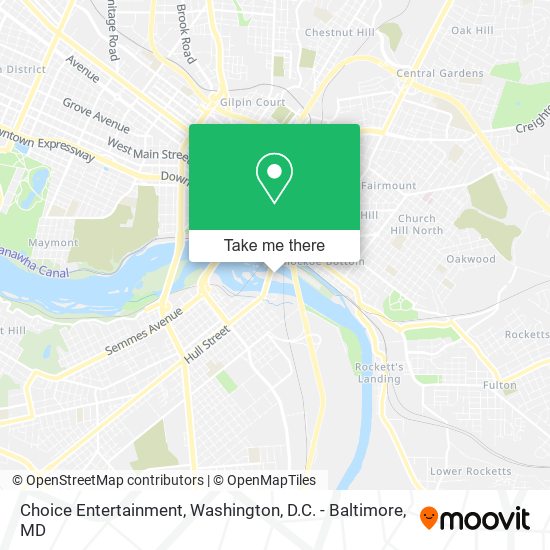 Mapa de Choice Entertainment