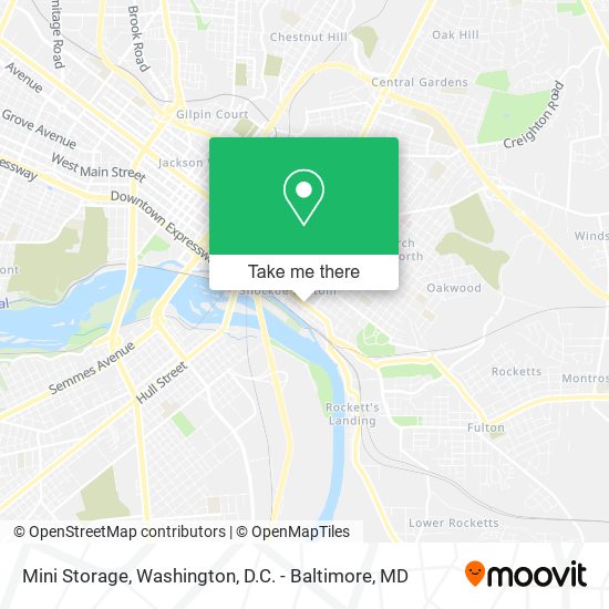 Mini Storage map