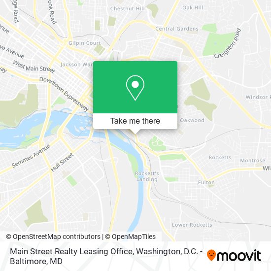 Main Street Realty Leasing Office map