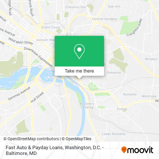 Fast Auto & Payday Loans map