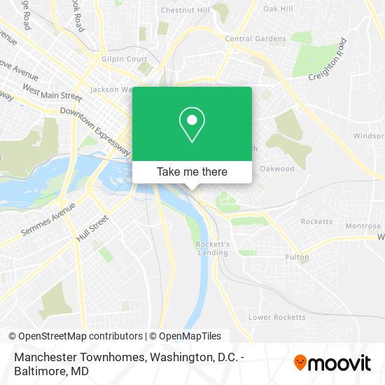 Mapa de Manchester Townhomes