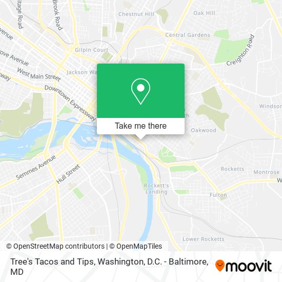 Mapa de Tree's Tacos and Tips