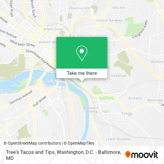 Tree's Tacos and Tips map