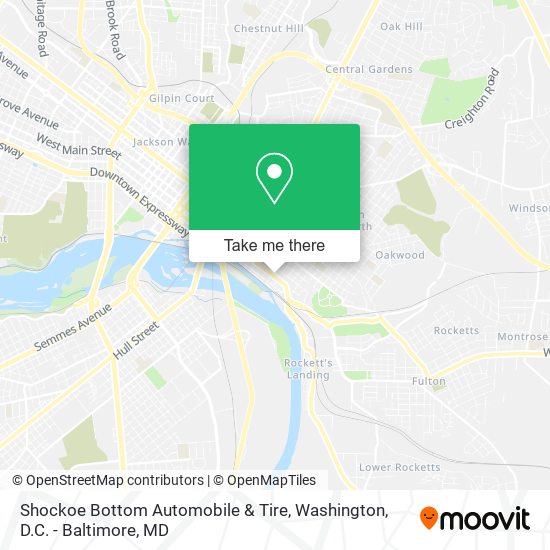 Shockoe Bottom Automobile & Tire map