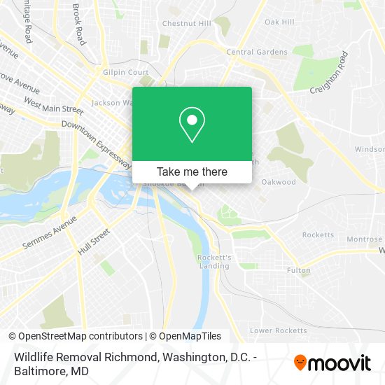 Mapa de Wildlife Removal Richmond