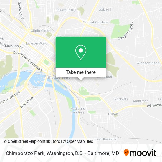 Chimborazo Park map