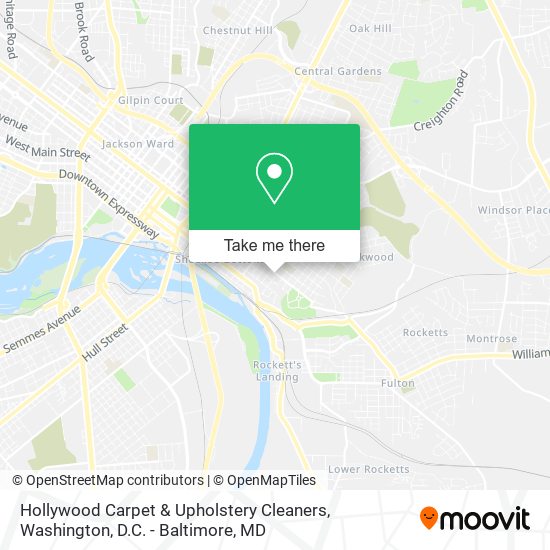 Hollywood Carpet & Upholstery Cleaners map