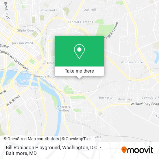 Bill Robinson Playground map