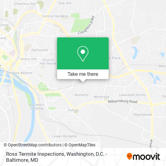 Ross Termite Inspections map