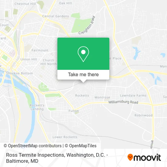 Ross Termite Inspections map