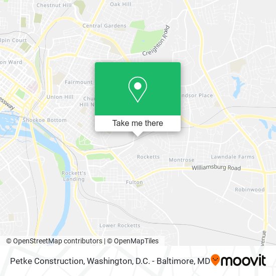 Mapa de Petke Construction