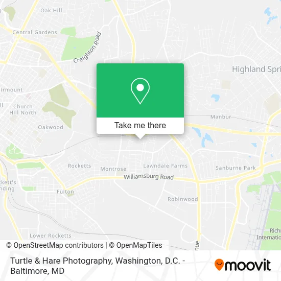 Turtle & Hare Photography map