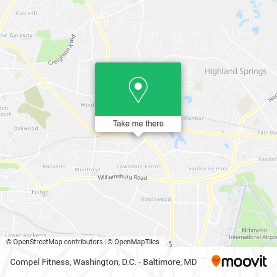 Compel Fitness map