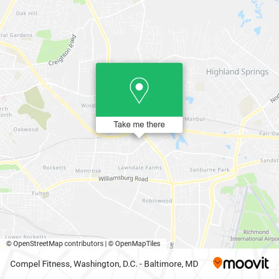 Compel Fitness map