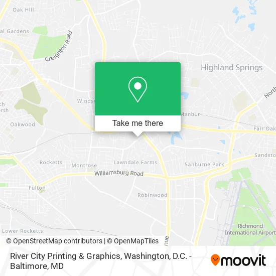 River City Printing & Graphics map