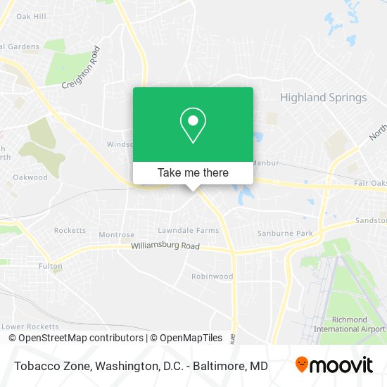 Tobacco Zone map