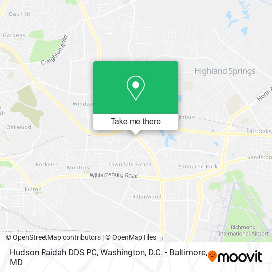 Hudson Raidah DDS PC map