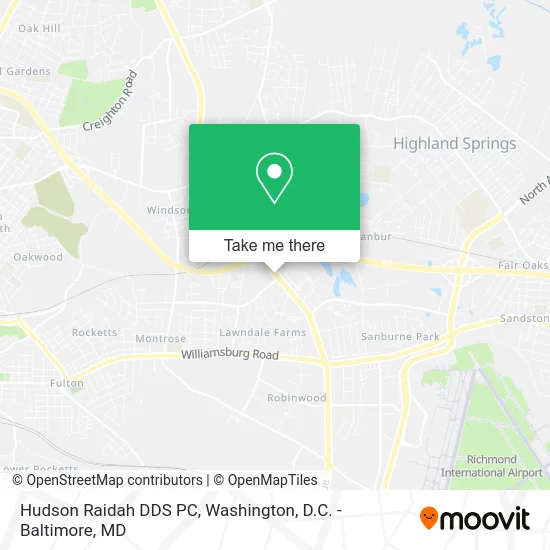 Hudson Raidah DDS PC map