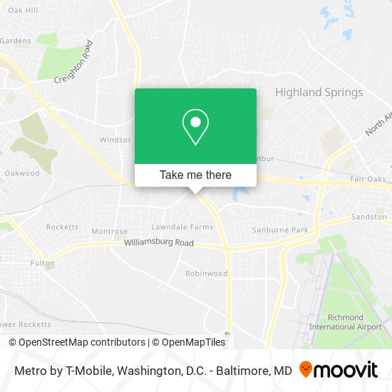 Metro by T-Mobile map