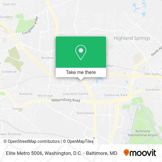 Elite Metro 5006 map