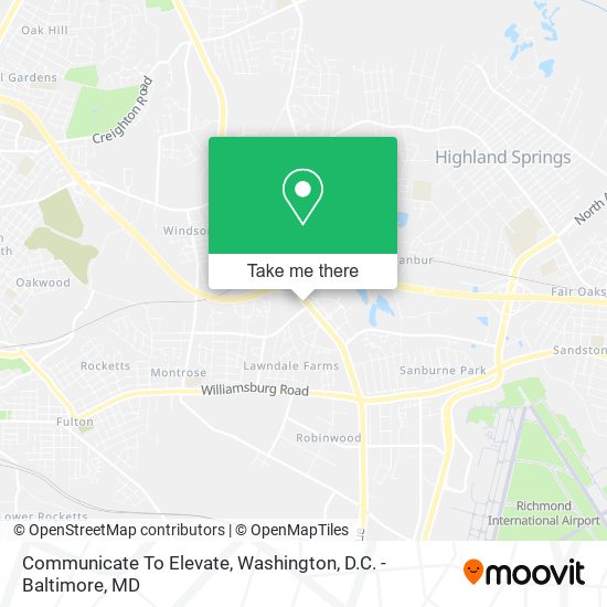 Mapa de Communicate To Elevate