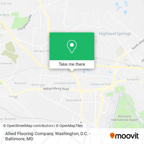 Allied Flooring Company map