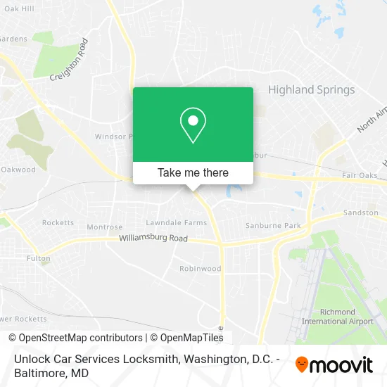 Unlock Car Services Locksmith map