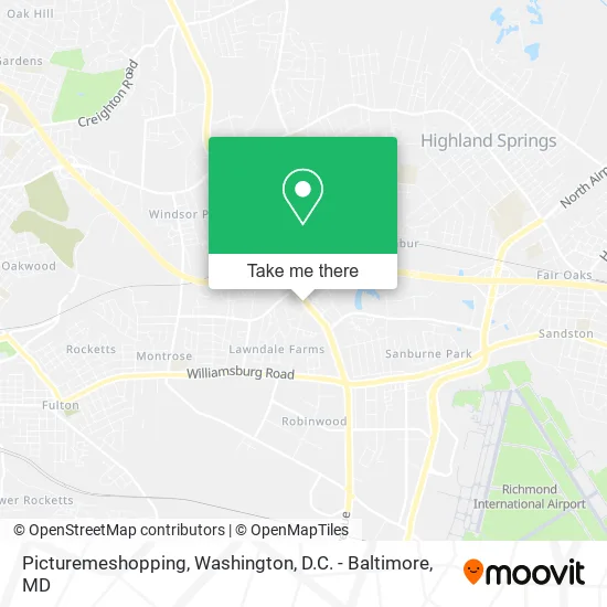 Picturemeshopping map