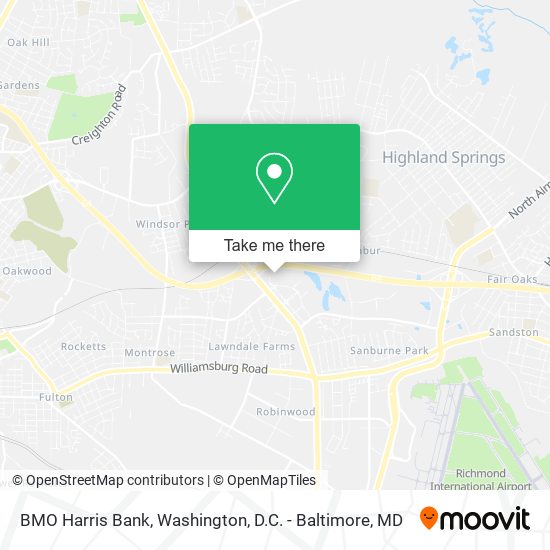 Mapa de BMO Harris Bank