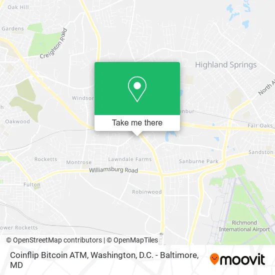 Coinflip Bitcoin ATM map