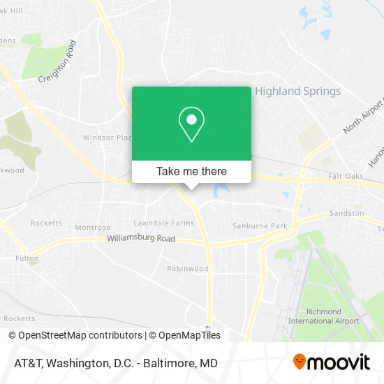 AT&T map
