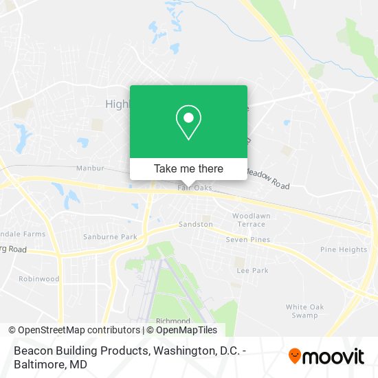 Beacon Building Products map