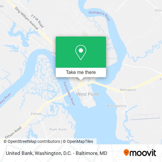 United Bank map