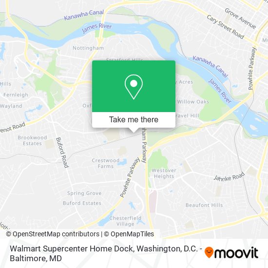 Walmart Supercenter Home Dock map