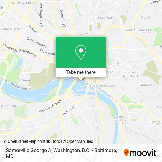 Somerville George A map