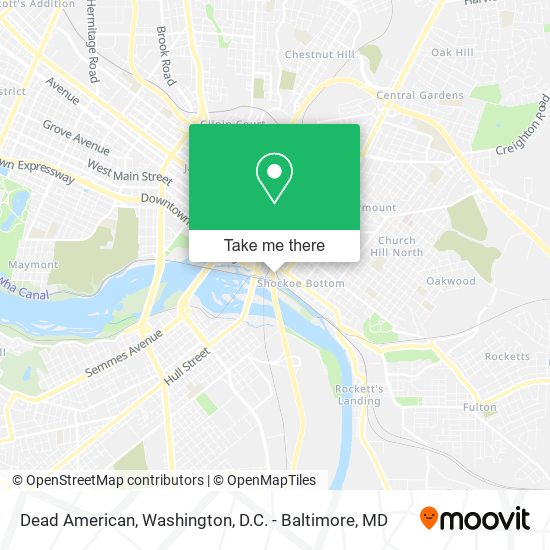 Dead American map