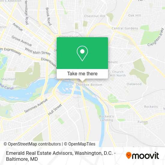 Emerald Real Estate Advisors map