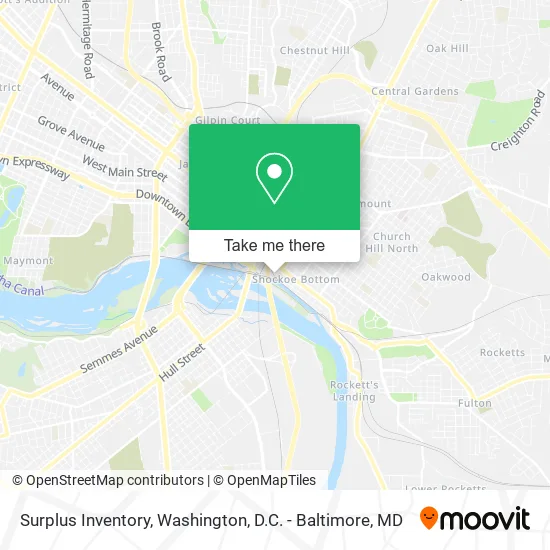 Surplus Inventory map