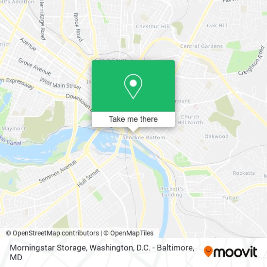 Morningstar Storage map