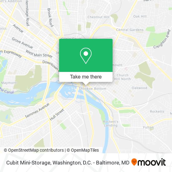 Mapa de Cubit Mini-Storage