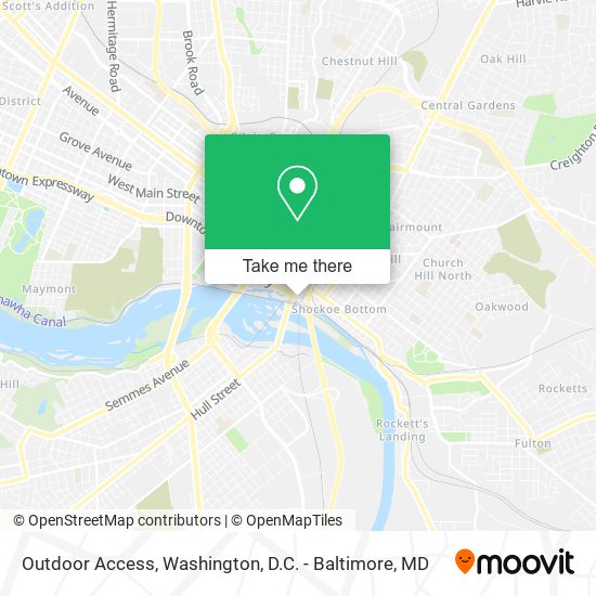 Outdoor Access map