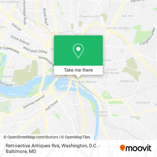 Retroactive Antiques Rva map