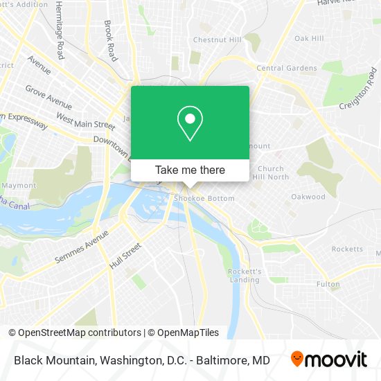 Black Mountain map