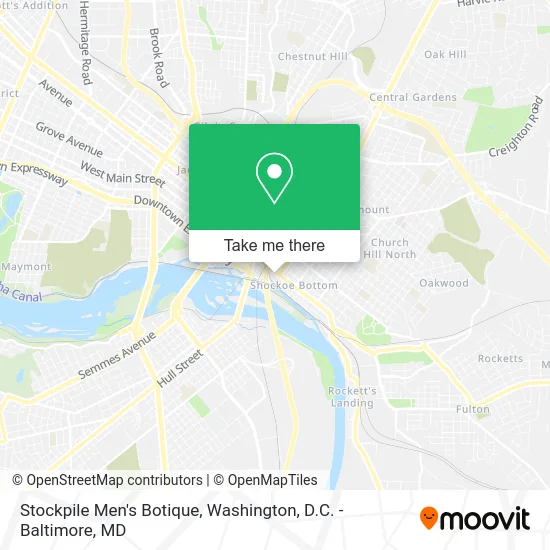 Stockpile Men's Botique map