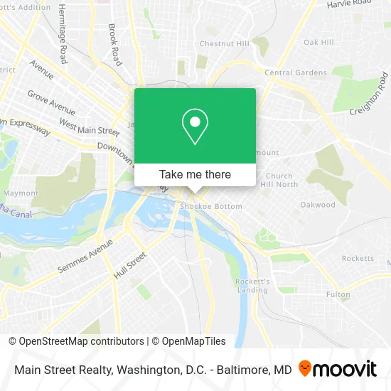 Main Street Realty map