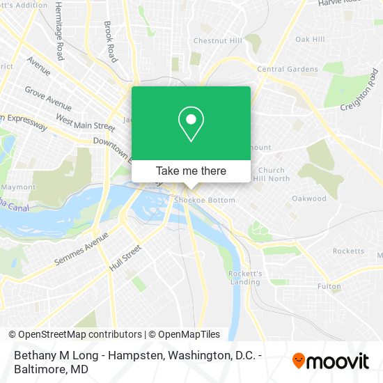 Bethany M Long - Hampsten map