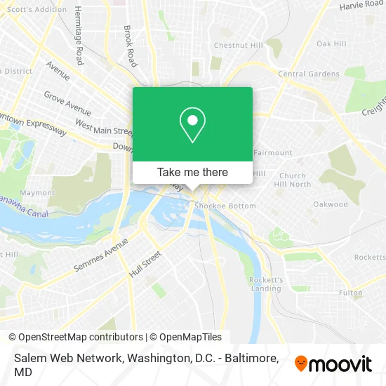 Salem Web Network map