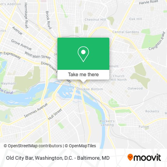 Old City Bar map