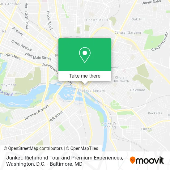 Junket: Richmond Tour and Premium Experiences map
